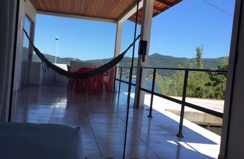 Florianopolis Casa | Casa Mirante da Lagoa, casa con una hermosa vista de la Lagoa da Conceição.