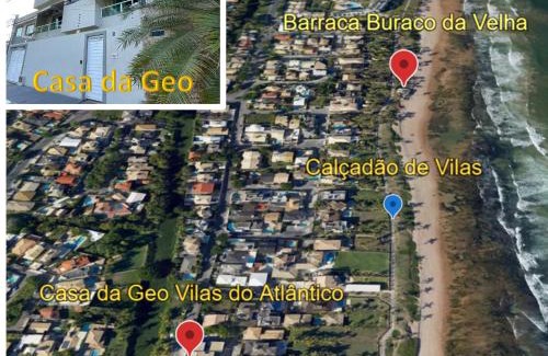 Vilas do Atlantico Casa | Casa Moderna com 2 Suites e Home Office na Praia
