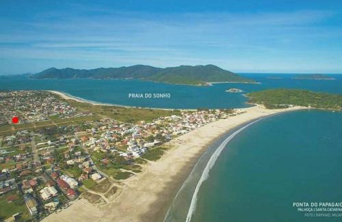 Ponta do Papagaio Casa | Casa na Praia do Sonho com Piscina e Jardim.