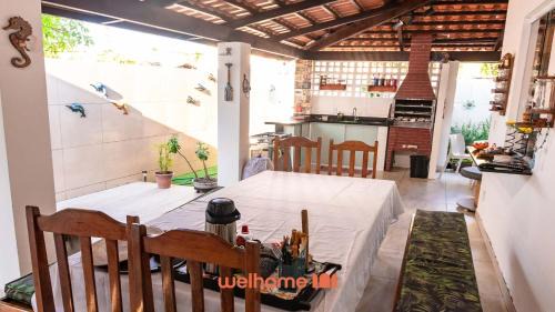 Caixa-Pregos Casa | Casa na Praia em Vera Cruz com Varanda Gourmet