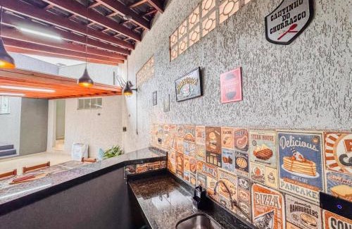 Ourinhos Casa | Casa no Jd Oriental, ar condicionado e vaga