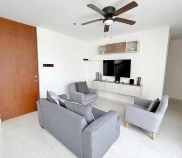 Conkal Casa | Casa Otavia, con alberca para 6 huéspedes y mascotas