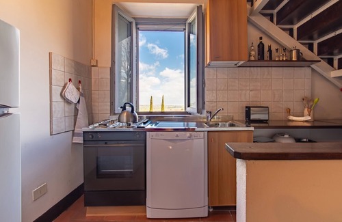 Paciano Apartamento | Casa Paciano, near town, apartments with pool, Olivo