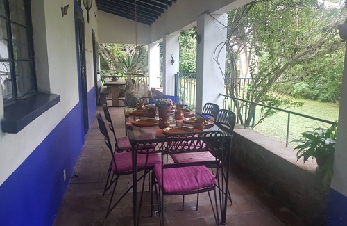 Tepoztlan Casa | Casa para hasta 11 personas con amplio jardin en Tepoztlán