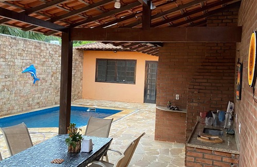 Itaipuacu Casa | Casa Para Temporada c/2 Quartos com Piscina e Área de Churrasqueira
