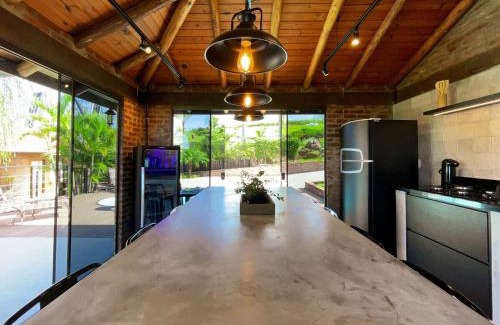 Santa Clara do Sul Casa | Casa refúgio na Vila Tekohá vista acima das nuvens