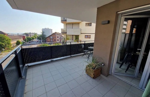 Thonon-les-Bains Apartamento | Casa Rosa T3 centre-ville WiFi - Thonon-les-Bains