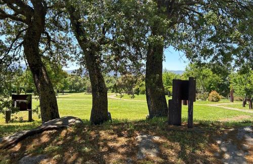 Quintanilla de los Adrianos Casa | casa rural de un artista en plena naturaleza piscina y parque de esculturas en villarcayo