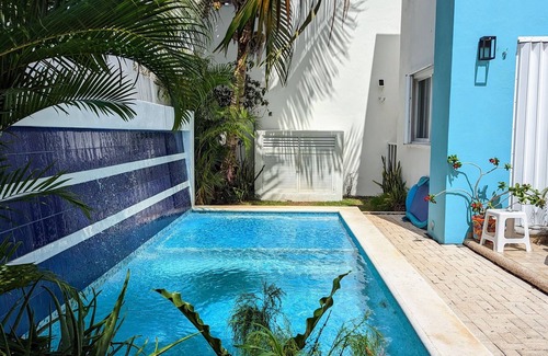 Colonia Repobladores Casa | Nuevo listado ! Tropical Cozumel 2 habitaciones, 2 baños con piscina