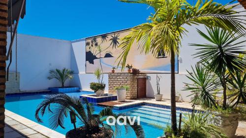 Touros Casa | Casa Tropical Com Piscina por Quarto à Vista