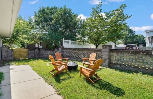 Fayetteville Casa | Casa Verde: Games + Peace + Joy + Fire Pit