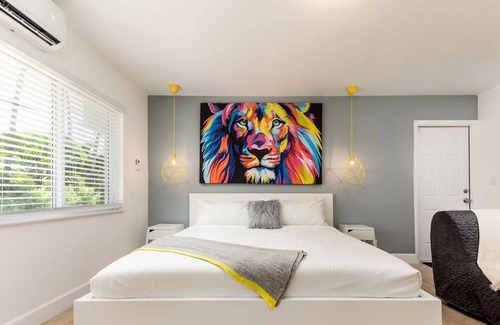 Coral Heights Apartamento | Casa Zebra Giant Studio Few Mins Away From The Beach