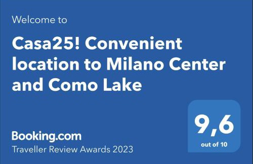 Meda Apartamento | Casa25- Convenient location to Miland Centre & Como Lake!