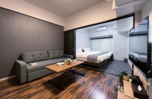 Hiroshima City Centre Apartamento | Casaen - Brand New 1BR Apt Near Hondori Shopping District For 6 Ppl
