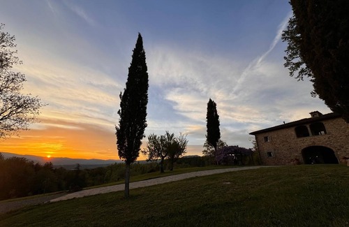 Bibbiena Villa | Casale Chiesina Villa en la Toscana para USO EXCLUSIVO del huésped.