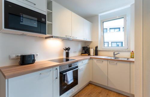 Boeblingen Apartamento | CasaVia BB03 with parking up to 4 people kitchen central