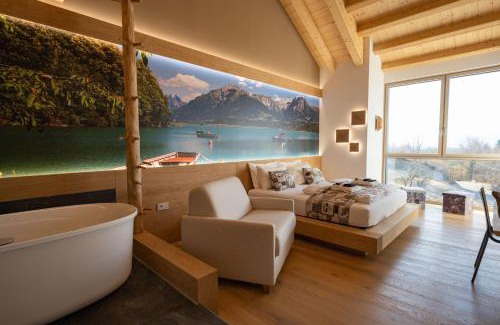 Chies d'Alpago Apartamento | Casera Cal De Mez- Wellness Chalet