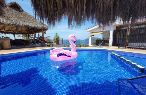 Abelardo L. Rodriguez Villa | Casita Santiago Ocean View balcón y piscina