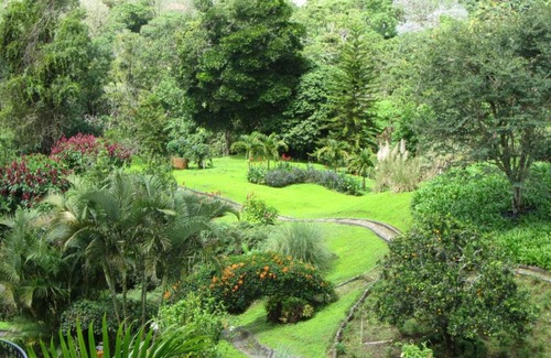 Jaramillo Cabaña | Casita acogedora con una vista impresionante del Volcán Barú, ubicada en exuberantes jardines tropicales