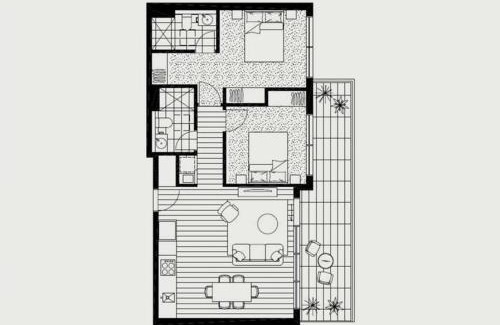 Caulfield Apartamento | Caulfield Elegance: Chic Abode