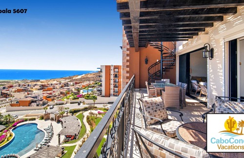 Los Cabos Condominio | CCV Quivira-Luxury 2BR Penthouse, Ocean View, 7 Resorts, Private Rooftop Patio