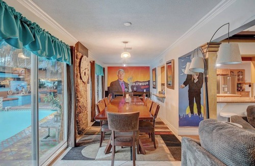 Las Vegas Casa | Celebrity Estate Next to the Strip! Huge Indoor Heated Pool,Spa,Tropical,Arcade,