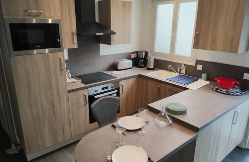 La Tremblade Apartamento | Apartamento céntrico con hermosa terraza amueblada.