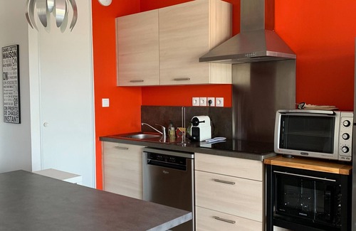Biscarrosse Apartamento | Apartamento moderno en centro de Biscarrosse - 4 personas, WiFi, cerca de playas y lago