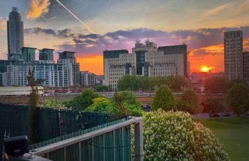 Vauxhall Apartamento | Central Parkside Penthouse | Panoramic Terrace & London Skyline Views