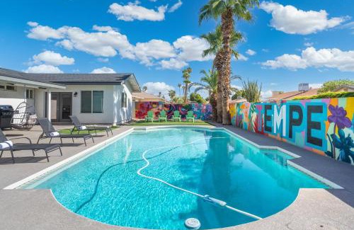 Evergreen Apartamento | Central Tempe Gem Mural Art Garage Near Freeway