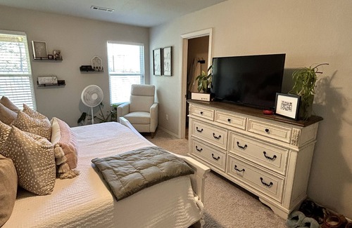 Maumelle Casa | Centralized home in new neighborhood w/ fenced in yard, covered patio, & more!