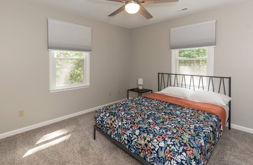 Apex Casa | Centrally located by Cary & Holly Springs with a private serene wooded backyard!