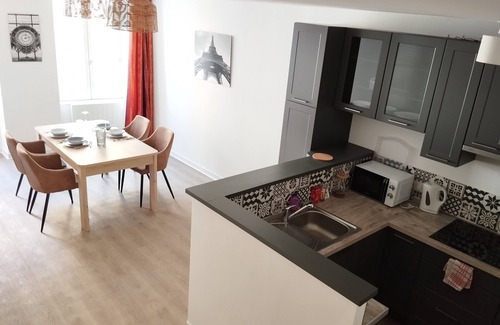 Morlaix Apartamento | Centre-ville & Jardin, 4 Personnes Duplex de 80m², 2 Chambres