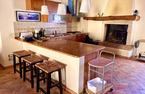 Toscolano Maderno Apartamento | Cervano: 3 suites apartamento para 10 personas