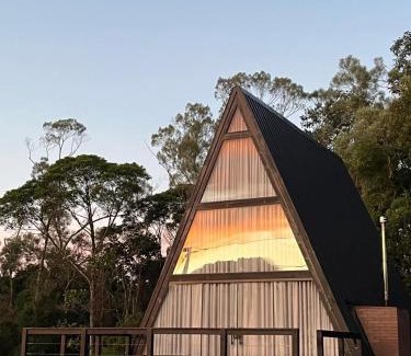 Sao Pedro de Alcantara Chalet De Esquí | Chalé com hidro, lareira e cozinha, perto Floripa