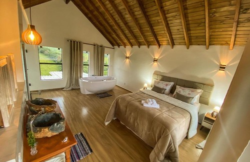 Cunha Chalet De Esquí | Chalé duplex super luxo