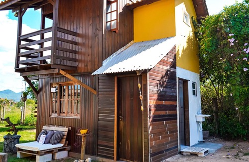 Praia do Rosa Chalet De Esquí | Chalé incrível com Wi-Fi e piscina em Imbituba/SC