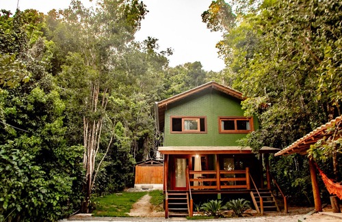 Cumuruxatiba Chalet De Esquí | Chalé pé na areia c WIFI -Praia do Peixe Grande/BA