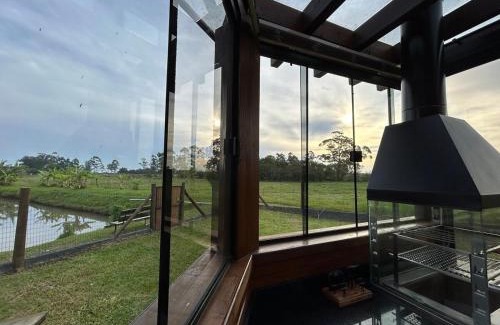 Ararangua Chalet De Esquí | Chalé Rústico Aconchegante com Hidro