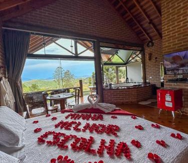 Sapucai-Mirim Chalet De Esquí | Chalés Encanto Das Pedras - Chalé Super Luxo