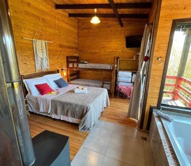 Urubici Chalet De Esquí | Chalés incríveis com banheira de hidromassagem e vista encantadora