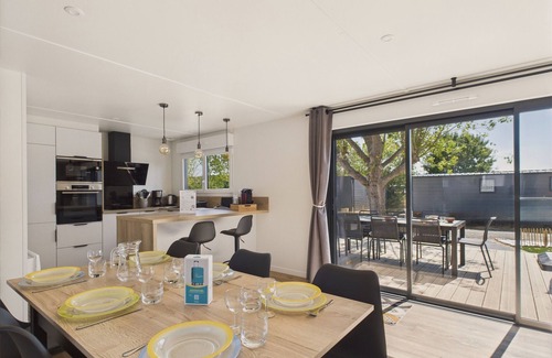 Saint-Gilles-Croix-de-Vie Chalet De Esquí | Chalet para 6 personas con piscina compartida