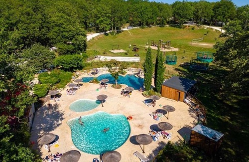 Saint-Cirq-Lapopie Chalet De Esquí | Chalet 3 étoiles - Piscine - efchbh