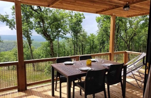 Saint-Cirq-Lapopie Chalet De Esquí | Chalet 3 étoiles - Piscine - efchbh