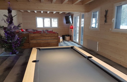 Gerardmer Chalet De Esquí | Chalet 360 m2 Piscine Interieure Chauffée spa Sauna Flipper air Hockey Baby Foot