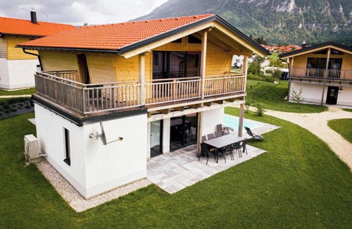 Inzell Apartamento | Chalet 5 with sauna and summer pool for max. 8 people