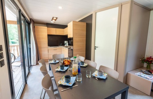 Saint-Bauzile Casa | Chalet 6/8 people - Camping Les Berges du Bramont