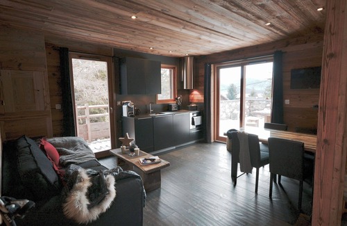 Superbolquere Chalet De Esquí | Chalet-Ankara-De Lujo-Habitación con desagüe-Vista a la Montana