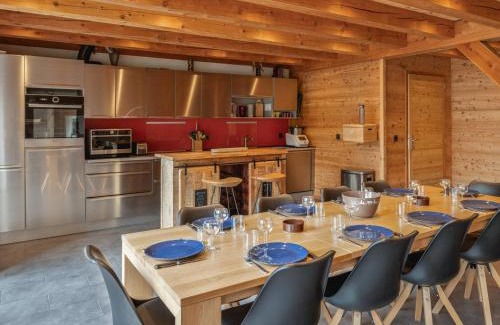 Monetier-les-Bains Chalet De Esquí | Chalet Authentique Près du Village, 5 Chambres, Balnéo - FR-1-808-2