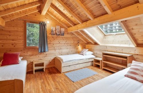 Monetier-les-Bains Chalet De Esquí | Chalet Authentique Près du Village, 5 Chambres, Balnéo - FR-1-808-2